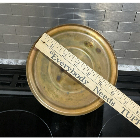 Paul Revere Signature Vintage Small 1 QT Whistling Tea Pot Kettle Copper Bottom - Picture 12 of 15